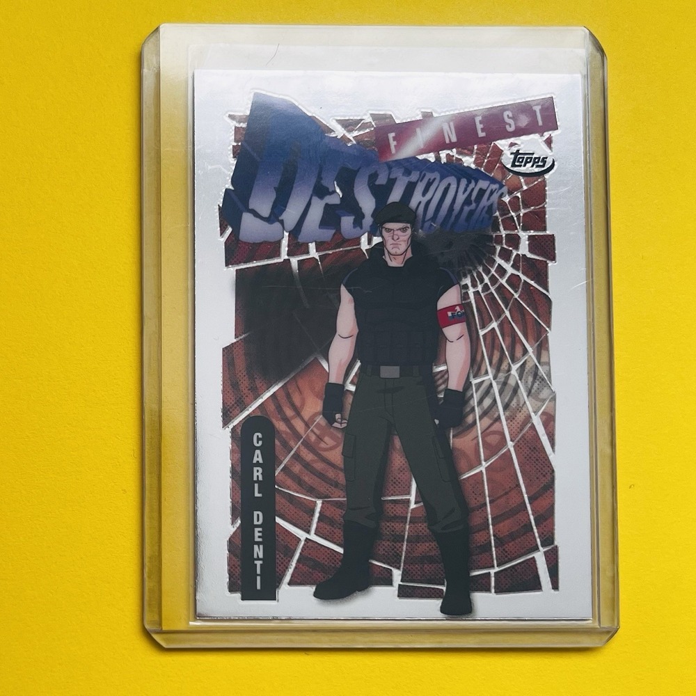 2025 Topps Finest Marvel Destroyer Carl Denti #44 Common Base Card